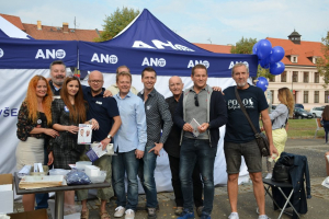 Něco do archivu z kampaně do senátních voleb ve Slaném