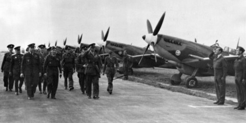 80. výročí návratu československých letců RAF z Velké Británie - Letiště Václava Havla - 2025