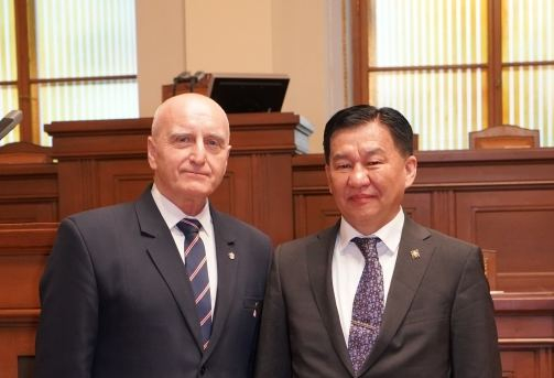 Návštěva ministra průmyslu a energetiky Mongolska ve Sněmovně